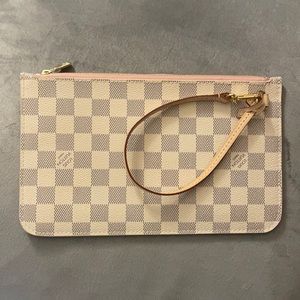 Authentic Louis Vuitton Damier Azur Pochette